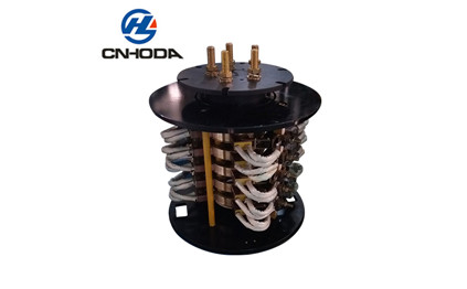 Through hole slip ring series