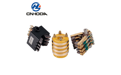 Through hole slip ring series