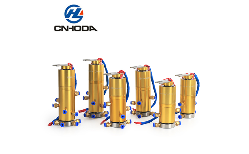 Through hole slip ring series