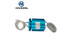 Through hole slip ring series